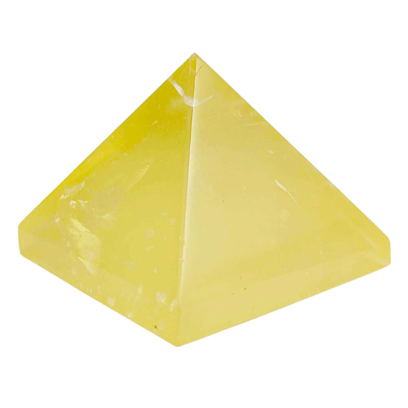Citrin (gebr.) Edelstein-Pyramide (3,5x3cm)