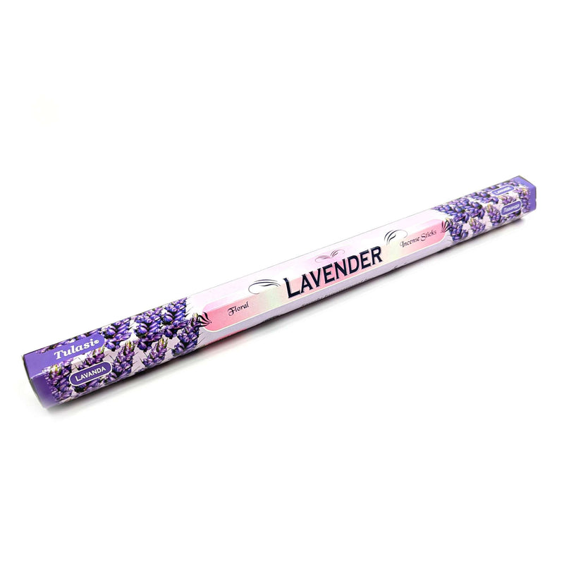 Tulasi Lavender XL, Lavendel XL Räucherstäbchen, 10 Sticks, 40cm, Brenndauer 120min