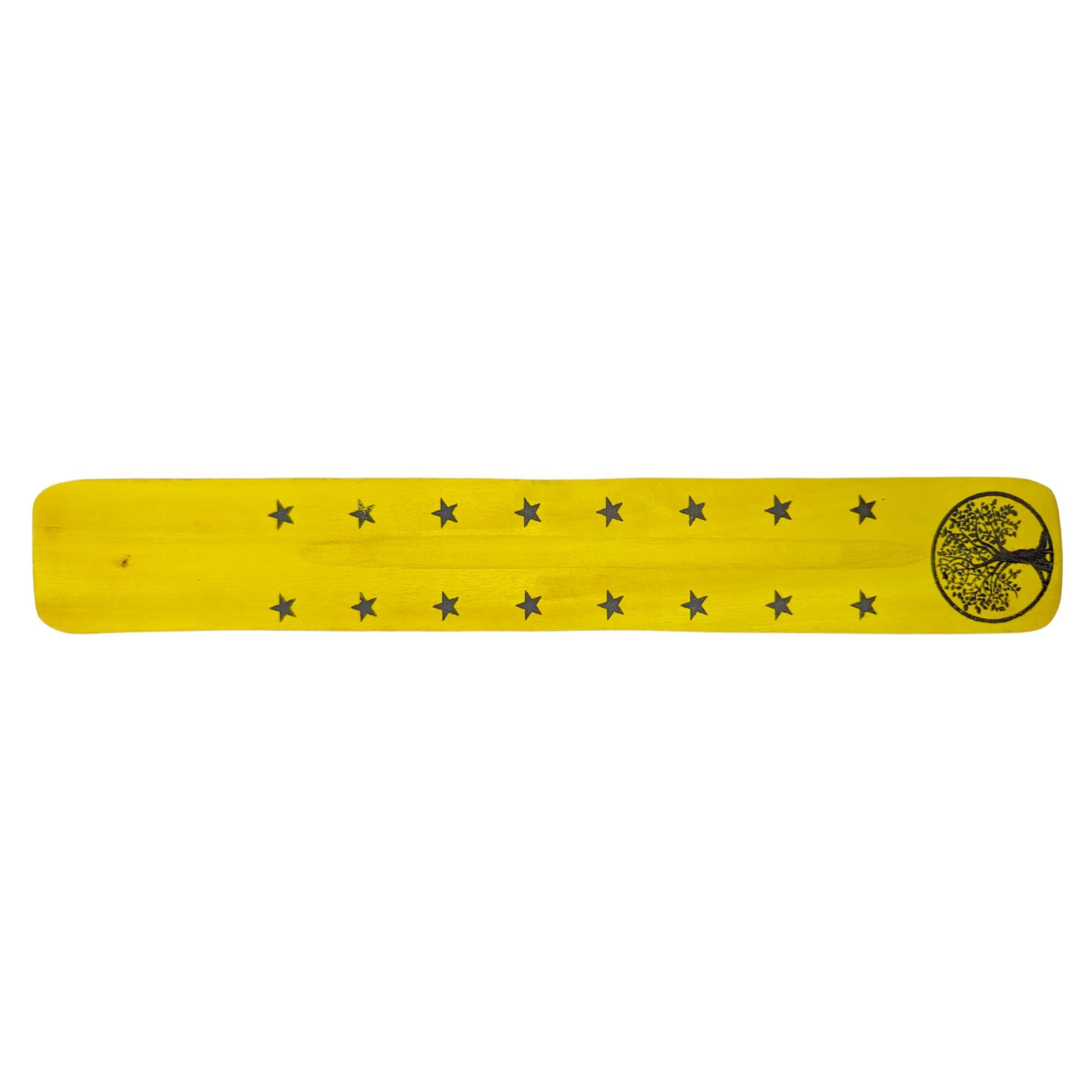 IBLAY Räucherstäbchenhalter Aus Holz – Handgeschnitzt, Für Räucherkegel & Kohle | Ca. 12,7 Cm Hoch, Mit Abnehmbarer Metallplatte