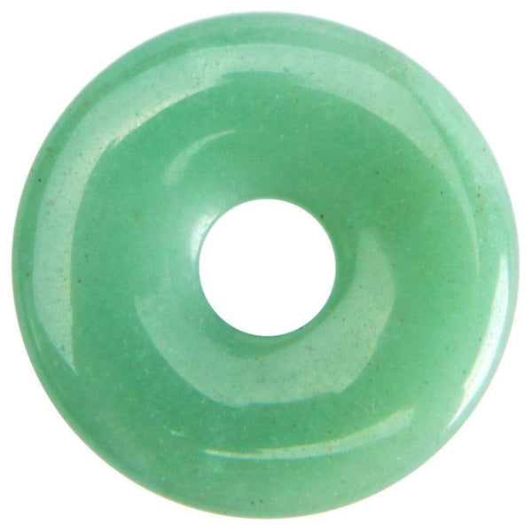 aqasha® Anhänger Aventurin - Donut für Halskette (3x3 cm)