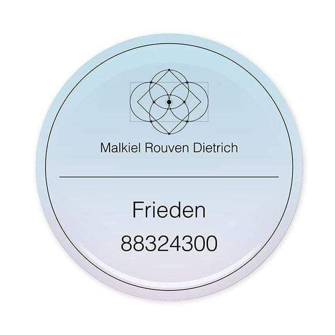 Malkiel Dietrich Karten Energie-Button "Frieden"