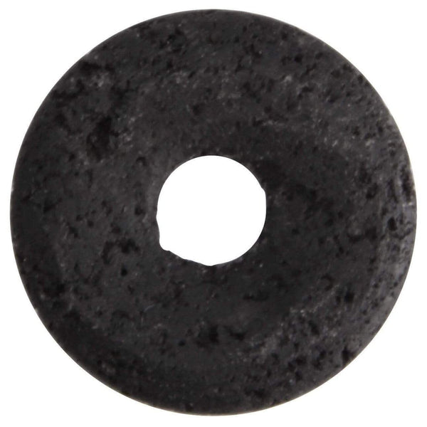 aqasha® Anhänger Lavastein - Donut für Halskette (3x3 cm)