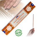Satya Nag Champa Yogic Meditation Räucherstäbchen, 12 Sticks, 20cm, Brenndauer 45min