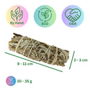 Smudge Stick: Santakraut (Yerba Santa) mit Salbei gebündelt 30g