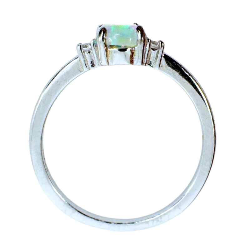 Opal Ring 925 Sterling Silber - Ring des Lichts