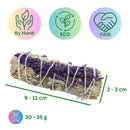 Smudge Stick: Weißer Salbei & Lavendel gebündelt 30g