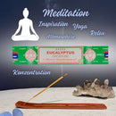 Satya Eucalyptus Räucherstäbchen, 12 Sticks, 20cm, Brenndauer 45min