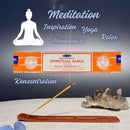 Satya Nag Champa Spiritual Aura Räucherstäbchen, 12 Sticks, 20cm, Brenndauer 45min