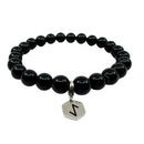 Armband Drachenglas - Obsidian