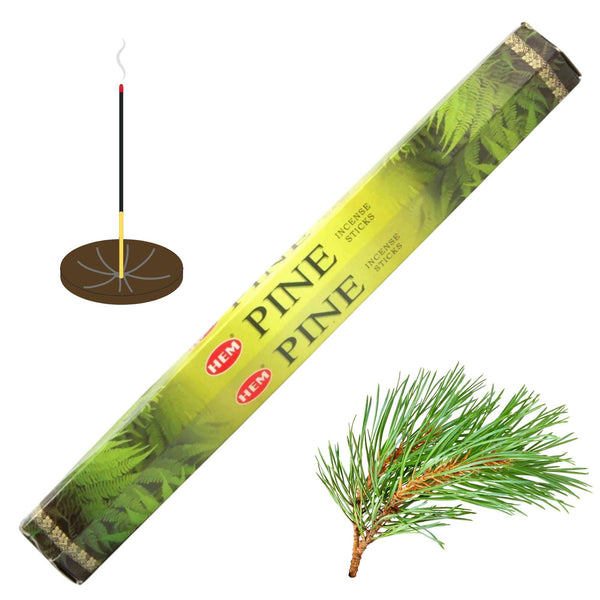 HEM Pine, Pinie Räucherstäbchen, 20 Sticks, 23cm, Brenndauer 45min