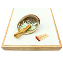 Hausreinigung: Räucher-Starter-Set - Palo Santo Stücke mit Räuchermuschel