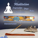 Satya Money, Geld Räucherstäbchen, 12 Sticks, 20cm, Brenndauer 45min