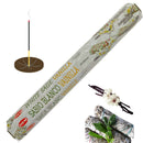 HEM White Sage Vanilla, Weißer Salbei Vanille Räucherstäbchen, 23cm, Brenndauer 40min