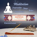 Satya Meditation Räucherstäbchen 15g, 12 Sticks, 20cm, Brenndauer 45min