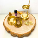 Designer Duftlampe Messing (Ø 7cm)