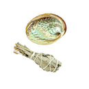 Hausreinigung: Räucher-Starter-Set - Weißer Salbei mit Räuchermuschel