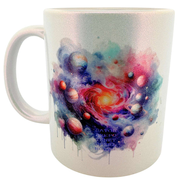 Keramik Tasse - Space Power magisches Quadrat