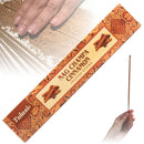 Tulasi Nag Champa Cinnamon, Zimt Räucherstäbchen, 12 Sticks, 20cm, Brenndauer 40min