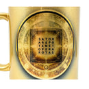 Magische Sonnen-Tasse mit dem Sator-Quadrat - Energie, Kraft und Schutz