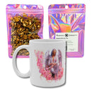 Set: Memento Divina Tee + Erzengel Chamuel Tasse aktiviere Liebe, Frieden und Glück so
