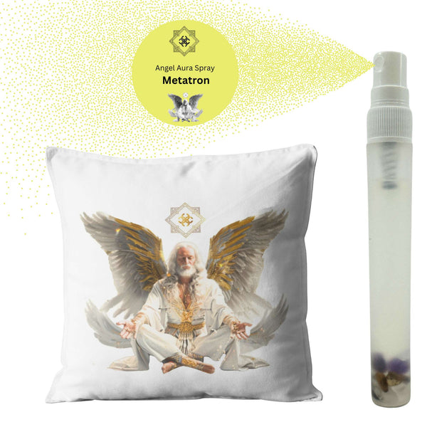 Spar-Set: Memento Illuminatio Kissen + Angel Aura Air Spray Metatron