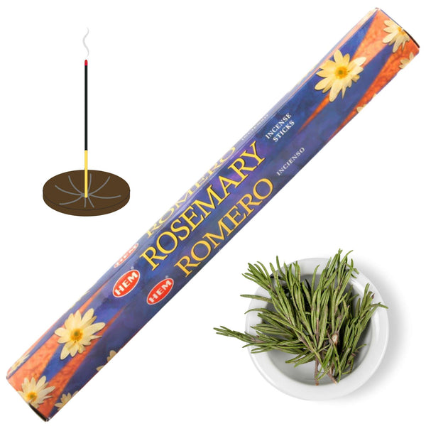HEM Rosemary, Rosmarin Räucherstäbchen, 20 Sticks, 23cm, Brenndauer 40min