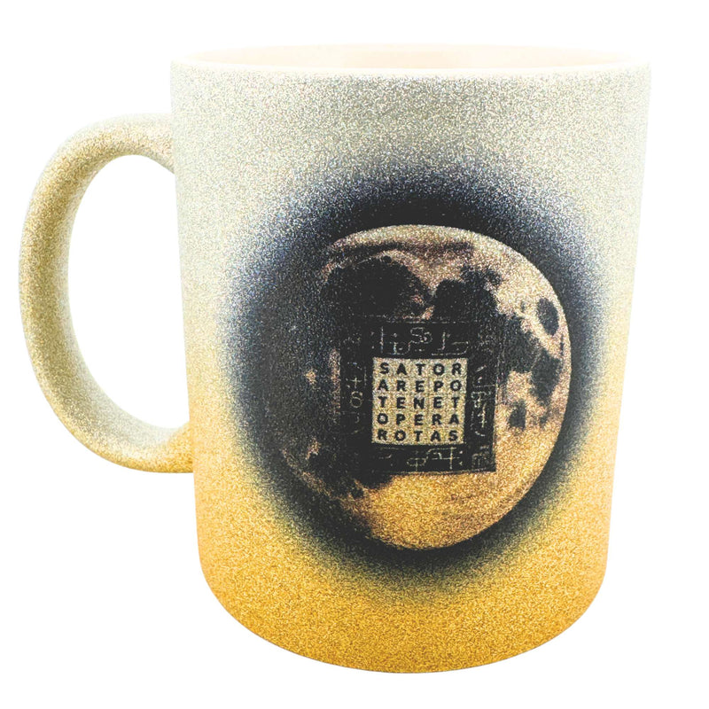 Sonne & Mond - Kombi-Tasse mit Sator-Quadrat - Energie, Kraft und Schutz