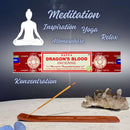 Satya Dragon's Blood, Drachenblut Räucherstäbchen, 12 Sticks, 20cm, Brenndauer 45min