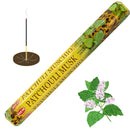 HEM Patchouli Musk, Moschus Räucherstäbchen 20 Sticks, 23cm, Brenndauer 45min