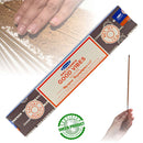 Satya Nag Champa Good Vibes, Gute Stimmung Räucherstäbchen, 12 Sticks, 20cm, Brenndauer 45min