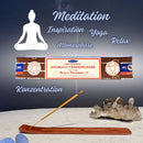 Satya Nag Champa Aromatic Frankincense, Weihrauch Räucherstäbchen, 12 Sticks, 20cm, Brenndauer 45min