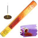 HEM Saffron, Safran Räucherstäbchen, 20 Sticks, 23cm, Brenndauer 40min
