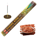 HEM Sandal King, Sandelholz Räucherstäbchen, 20 Sticks, 23cm, Brenndauer 40min