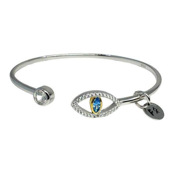 Armband Auge des Lichts, 925 Silber (6-8 cm)