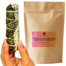 Smudge Stick: Weißer Salbei & Pfefferminze gebündelt 30g