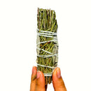 Smudge Stick: Weißer Salbei & Rosmarin gebündelt 30g