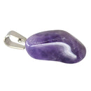 Amethyst Trommelstein Anhänger (1cm)