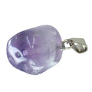 Amethyst Trommelstein Anhänger (1cm)