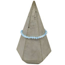 Feines Aquamarin Perlen Armband (5 mm)