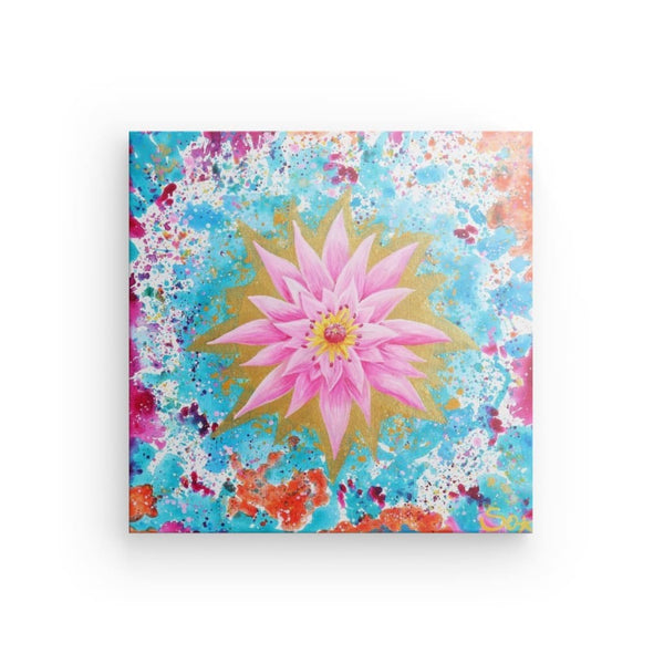 Blumenbild: Sanfter Seelen-Lotus 2 - Kunstdruck