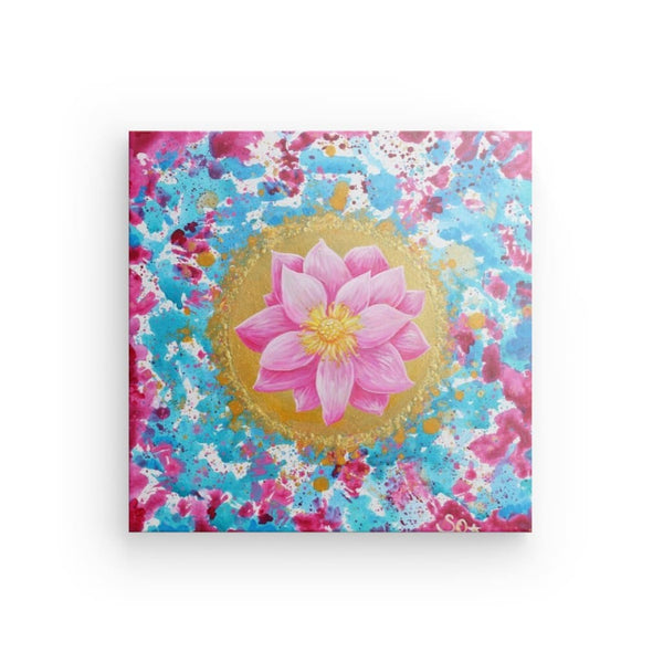 Blumenbild: Sanfter Seelen-Lotus - Kunstdruck