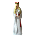 4er SET: Lucia Figur & Räucherstäbchen – Heiliges Licht und himmlische Düfte für Schutz, Reinheit und Hoffnung