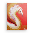 Drachenbild: Drache Funirol, der weiße Luftdrache - Kunstdruck