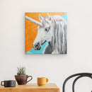 Einhornbild: EinhornHengst Mietron - Kunstdruck