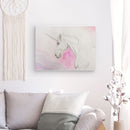 Einhornbild: Einhorn Morandor, der Friedliche - Kunstdruck