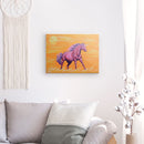 Einhornbild: Einhorn Henthromar, der SommerWind - Kunstdruck