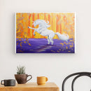 Einhorn des Herbstes - Kunstdruck von Sonja Ariel von Staden