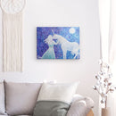 Einhornbild: Einhorn der friedlichen Freundschaft - Kunstdruck