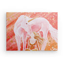 Einhornbild: Einhorn der sanften Liebe - Kunstdruck