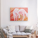 Einhornbild: Einhorn der sanften Liebe - Kunstdruck